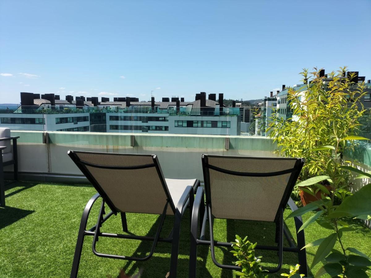 Appartement Preciosa Habitacion Doble En Atico Con Terraza II à Saint-Jacques-de-Compostelle Extérieur photo
